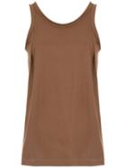 Lilly Sarti Loose Tank Top - Brown