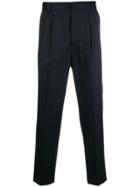 Mauro Grifoni Cropped Tailored Trousers - Blue