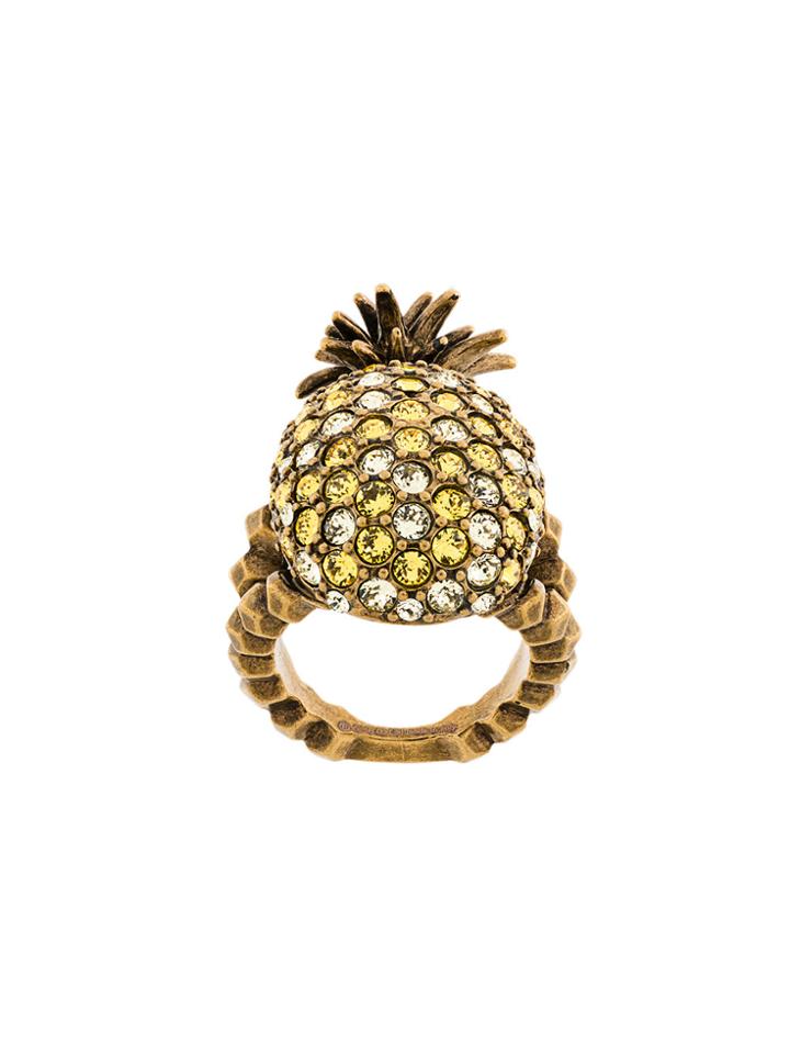 Gucci Pineapple Ring - Metallic