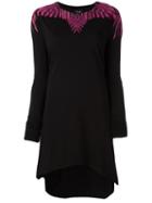 Marcelo Burlon County Of Milan 'naibi' T-shirt Maxi Dress, Women's, Size: Medium, Black, Cotton