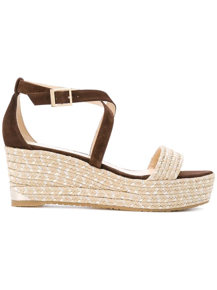Jimmy Choo Portia 70 Sandals - Brown