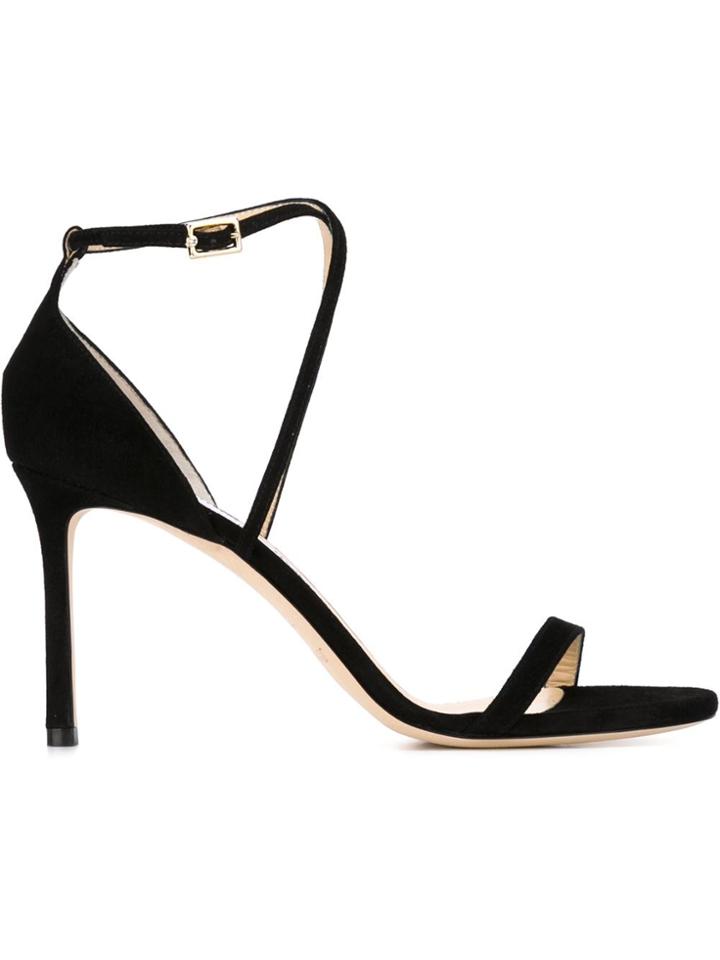 Jimmy Choo Hesper 85 Sandals - Black