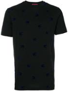 Mcq Alexander Mcqueen - Flocked Swallow T-shirt - Men - Cotton - L, Black, Cotton
