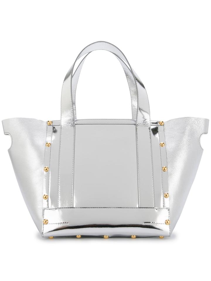 Sacai Studded Tote Bag - Metallic