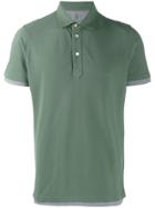 Brunello Cucinelli Layered-effect Polo Shirt - Green