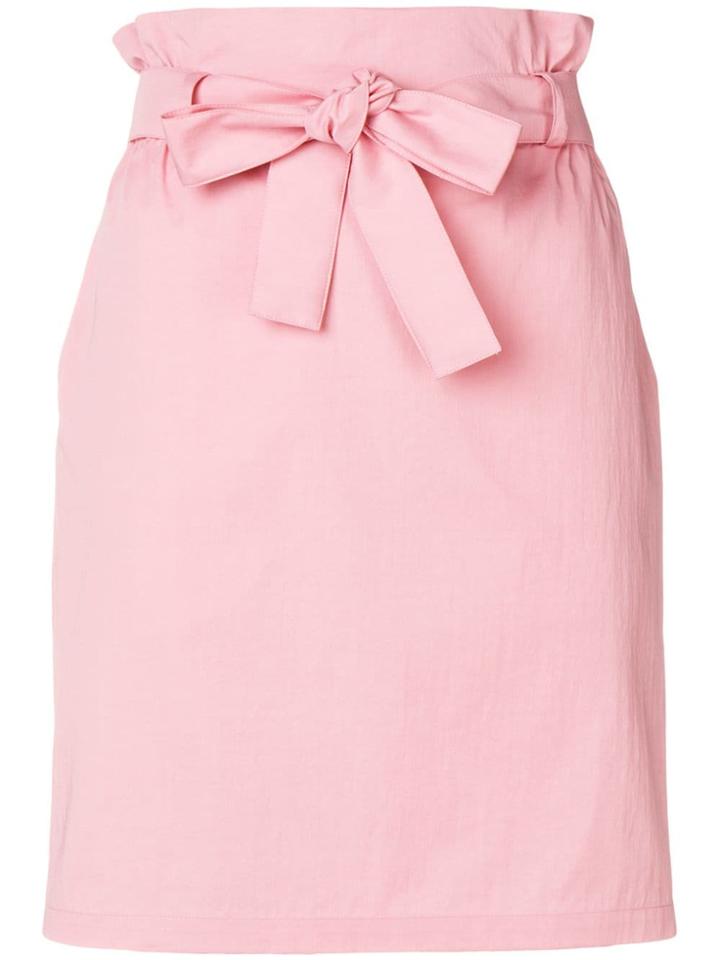 Moschino High Waisted Pencil Skirt - Pink