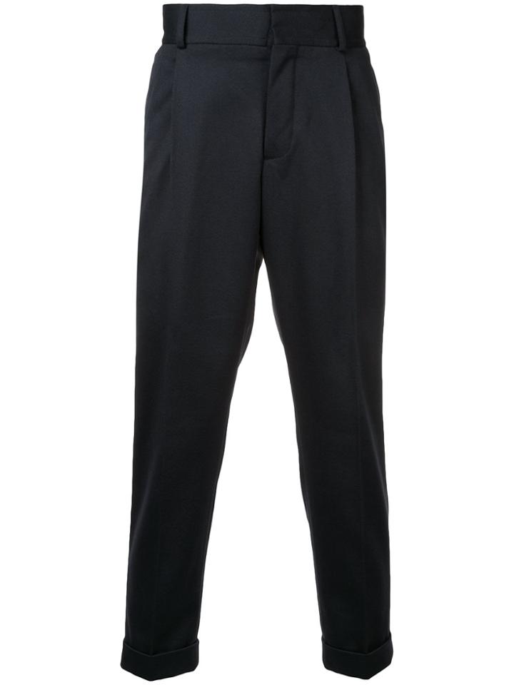 Kent & Curwen Cropped Trousers - Blue
