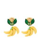 Dolce & Gabbana Banana Clip-on Earrings, Women's, Yellow/orange