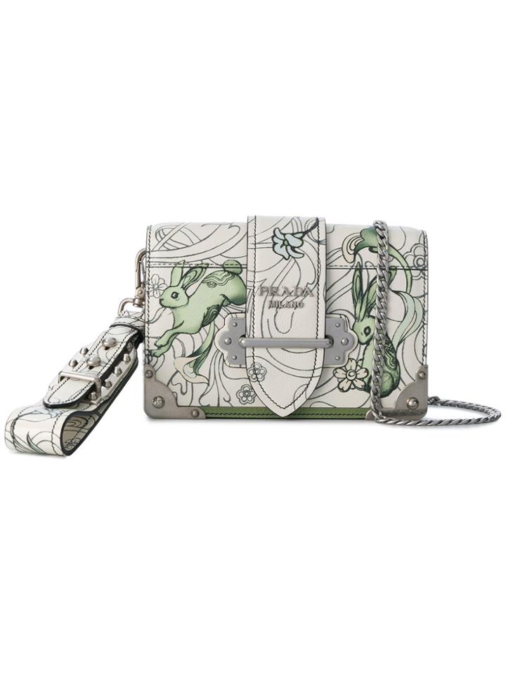 Prada Printed Crossbody Bag - Multicolour