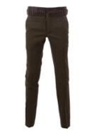 Haider Ackermann Lace Up Waist Skinny Trousers, Men's, Size: 50, Green, Silk/cotton/virgin Wool