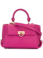 Salvatore Ferragamo - Sofia Tote - Women - Calf Leather - One Size, Women's, Pink/purple, Calf Leather