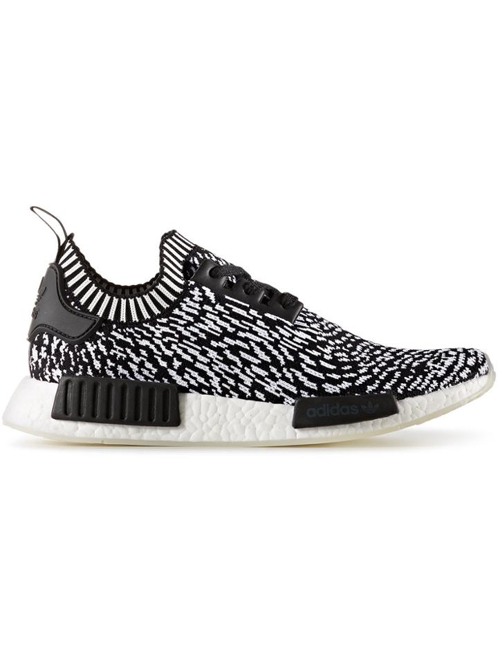 Adidas Adidas Originals Nmd R1 Primeknit Sneakers - Black