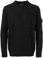 Stone Island Fitted Sweater - Black