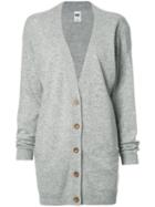 Nsf Long Cardigan, Women's, Size: Xs, Grey, Wool/cashmere