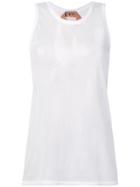 No21 Mesh Tank Top - White