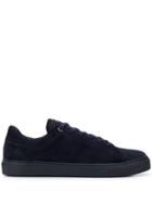 Hackett Textured Lace Up Sneakers - Blue