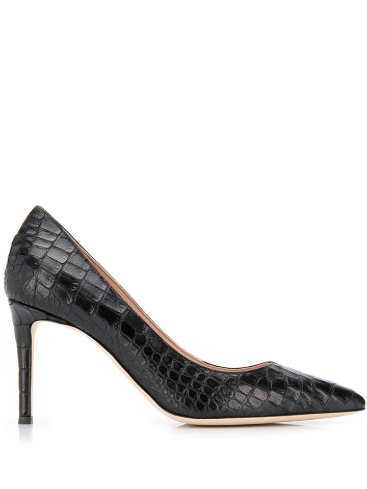 Giuseppe Zanotti Croc-effect Pumps - Black