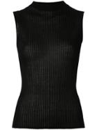 Ballsey High Neck Sleeveless Top - Black