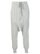 Rick Owens Drkshdw Drop-crotch Trousers, Men's, Size: Large, Nude/neutrals, Cotton