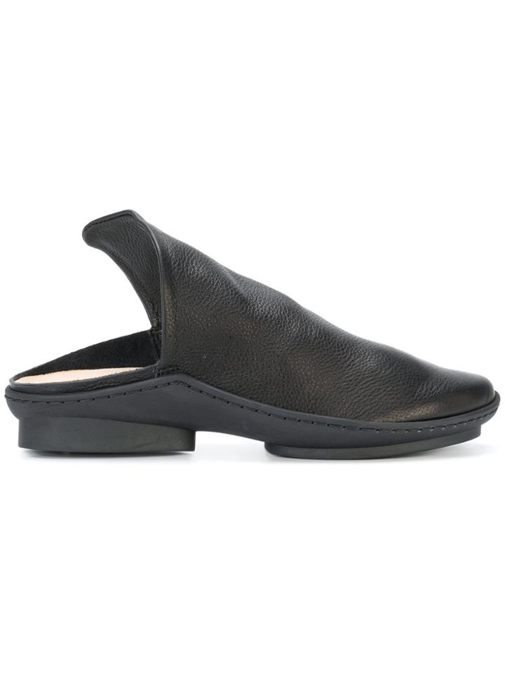 Trippen Plunge Mules - Black