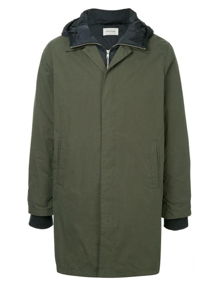 Wood Wood Hybrid Zipped Coat - Green