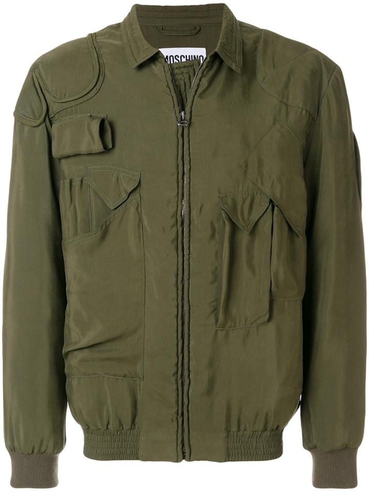 Moschino Patch Pocket Lightweight Jacket - Green