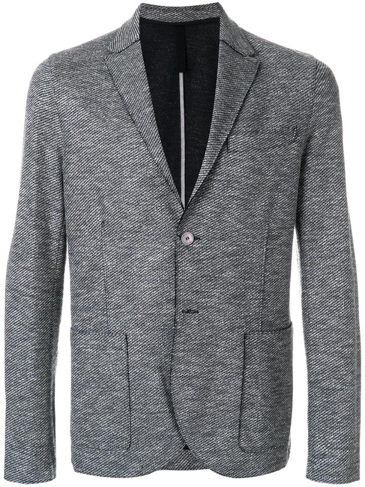 Harris Wharf London Casual Button Jacket - Blue