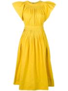 Ulla Johnson Lottie Midi Dress - Yellow