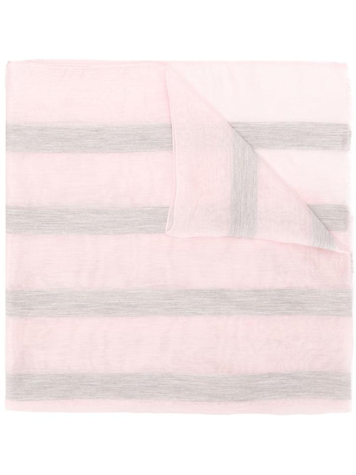 Fabiana Filippi Striped Scarf - Pink