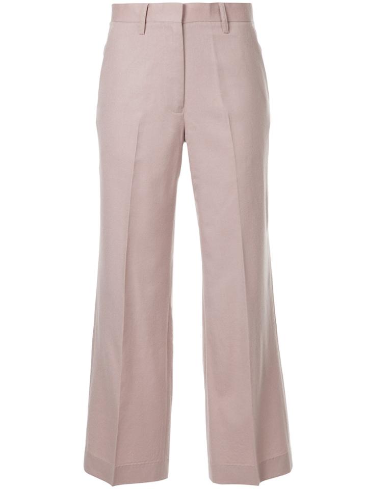 Y's Cropped Trousers With Braces - Black
