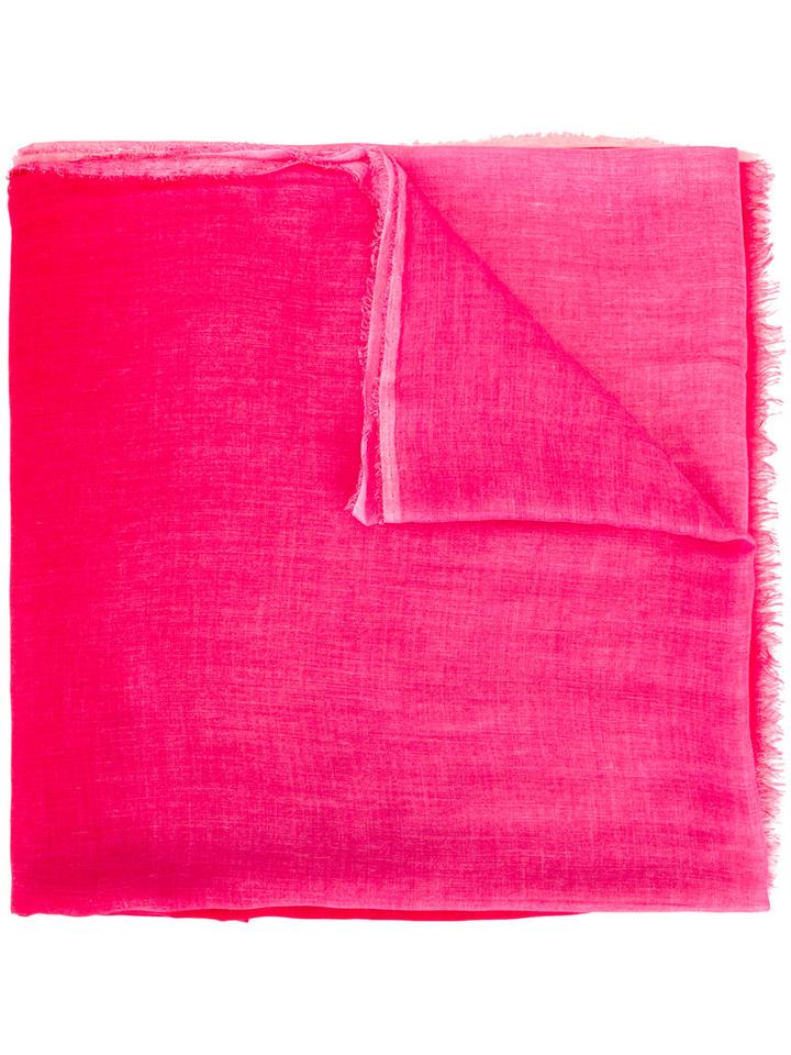 Faliero Sarti Gradient Scarf, Women's, Pink/purple, Silk/modal