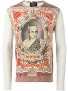 Jean Paul Gaultier Vintage 'jpg' Printed Top, Men's, Size: Large, White