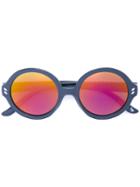Stella Mccartney Kids - Mirrored Round Sunglasses - Kids - Acetate - One Size, Blue