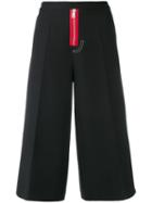 Brognano - Zip Front Culottes - Women - Polyester/spandex/elastane/viscose - 40, Black, Polyester/spandex/elastane/viscose