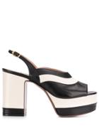 L'autre Chose Platform Sandals - White