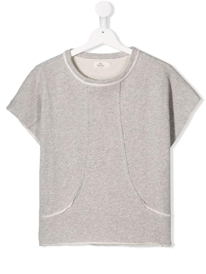 Andorine Raw Finish T-shirt - Grey
