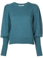 Jonathan Simkhai Puff Sleeve Sweater - Blue