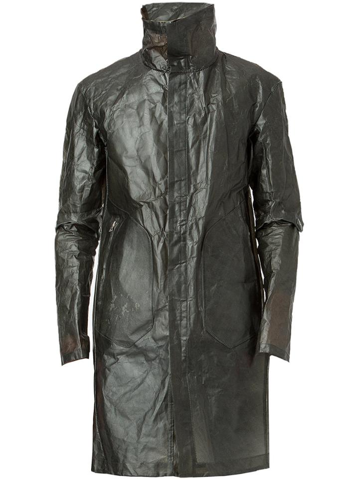 Isaac Sellam Experience High Neck Coat - Black
