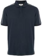 Kent & Curwen Side Stripe Polo Shirt - Blue