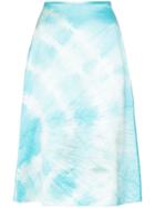 Ashley Williams Tie-dye Skirt - Blue