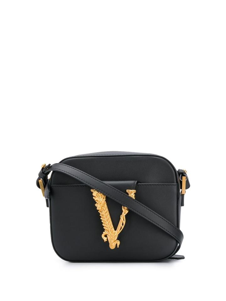 Versace Versace Dbfh312d5vit K41ot Furs & Skins->leather - Black