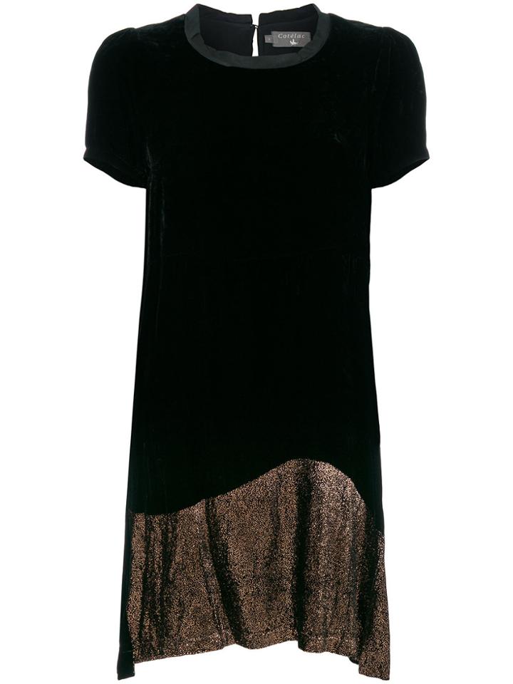 Cotélac Panelled Dress - Black