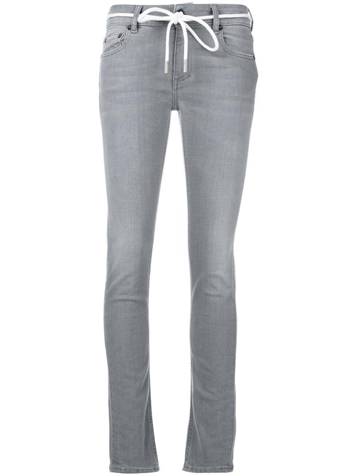 Off-white Skinny Jeans - Blue