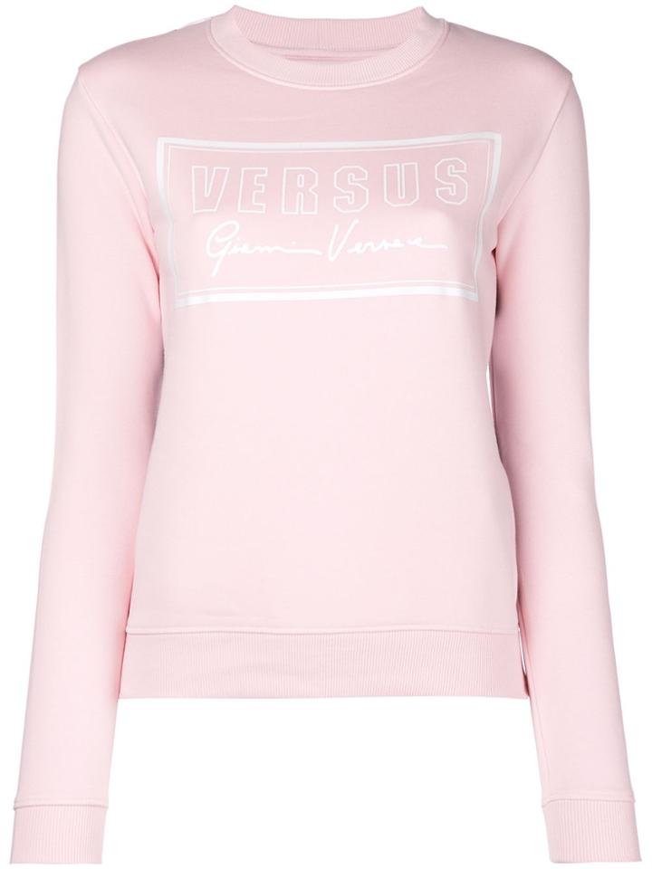 Versus Logo Sweatshirt - Pink & Purple