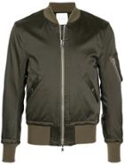 Estnation Zipped Bomber Jacket - Green