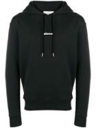 Ami Alexandre Mattiussi Hoodie With Silence Embroidery - Black