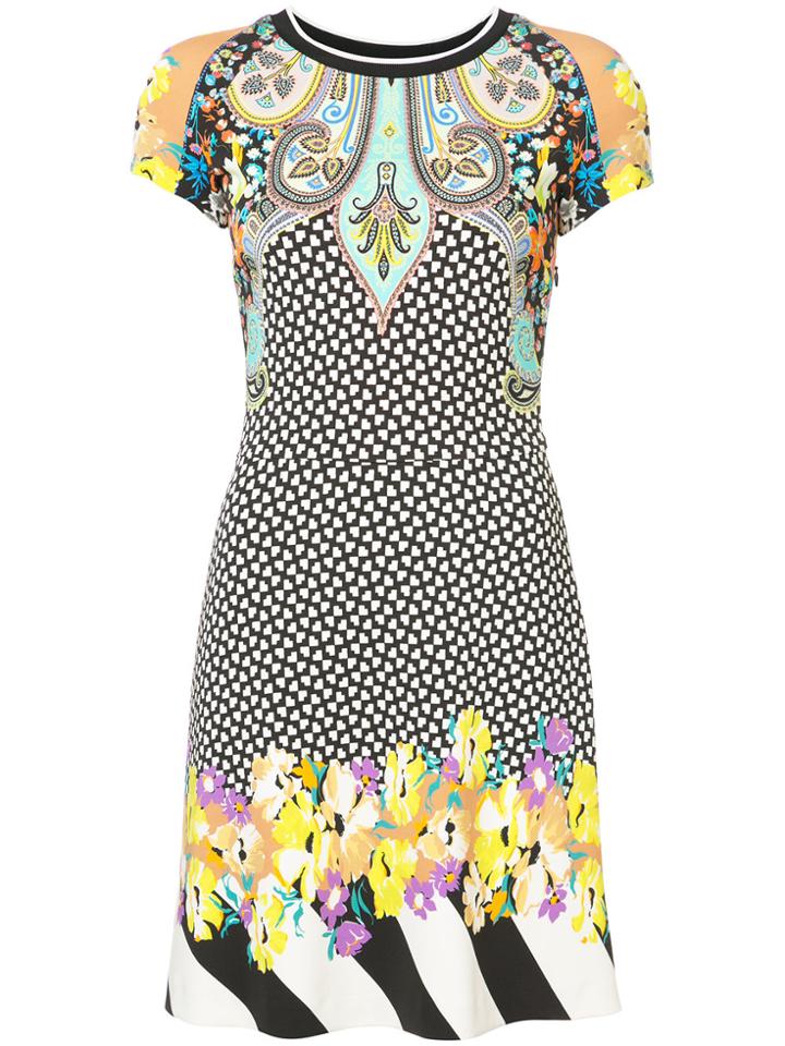 Etro Etno Print Dress - Black