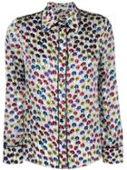 Alice+olivia Floral Print Shirt - White