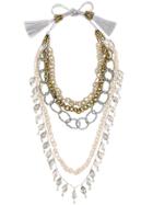 Night Market Bead Layers Necklace - Nude & Neutrals