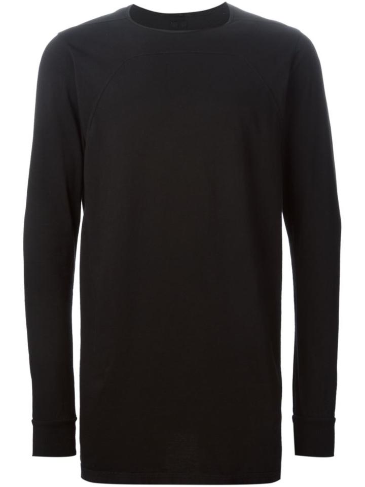 Rick Owens Drkshdw Long Sleeve T-shirt, Size: Small, Black, Cotton